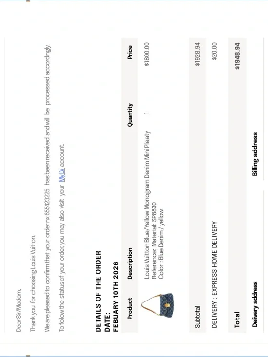 Louis Vuitton Vibrant Mustard Yellow Interior - Picture 6 of 7